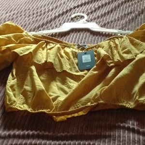 Brand New Off The Shoulder Cropped Top